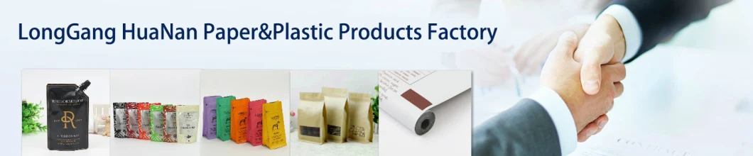 Custom Printed Biodegradable Bag Tea Packing/Coffee Bag/Flat Bottom Gusset Sides Packing