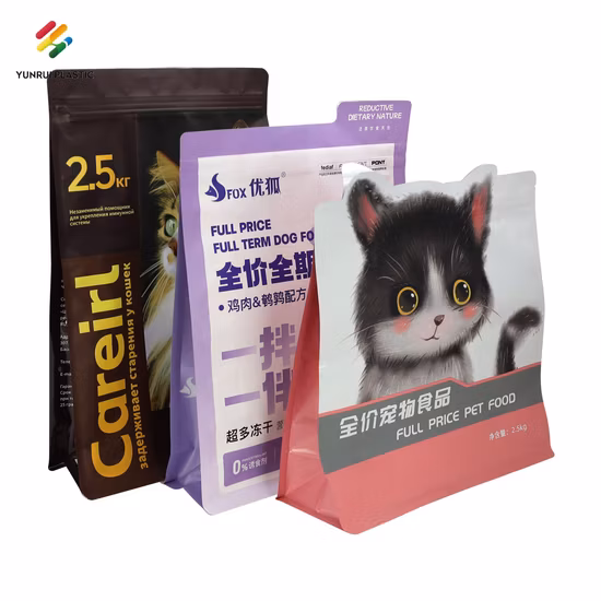 Gloss Finish Coffee Bean Tea Aluminum Foil Side Gusset Quad Seal Bag Packaging Bag Bags