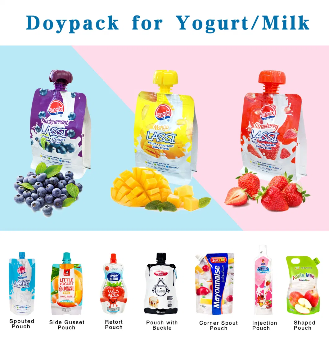 Dq Pack Hot Sale 90g Baby Food Packaging Bag Ruassia Spout Pouch Food Packaging Pouch
