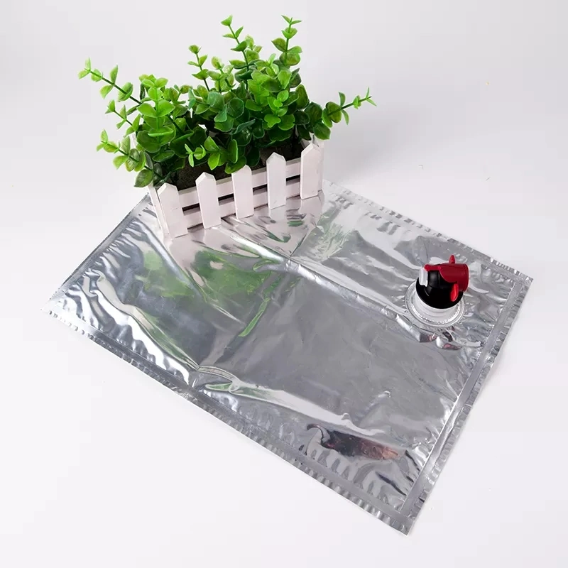 High Quality Red Wine/Oil/Water/Juice Detergent Aluminum Foil Valve Bag in Box for Liquid with Tap Valve1l 2L 3L 5L 10L 20L 22L 25L 50L 220L