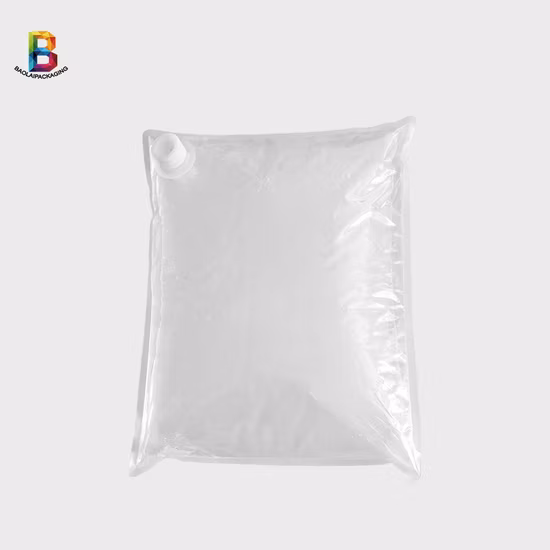 Aluminum Foil Bib 3L 5L 10L 20L Plastic Tap Bag for Drinking Water Wine Juice Bag in Box Dispenser with Butterfly Valve Vitop