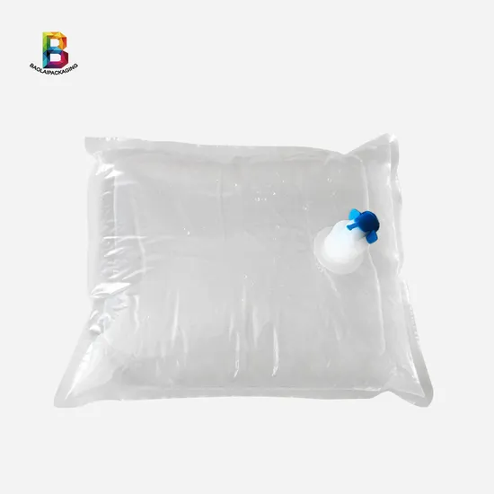 Aluminum Foil Bib 3L 5L 10L 20L Plastic Tap Bag for Drinking Water Wine Juice Bag in Box Dispenser with Butterfly Valve Vitop