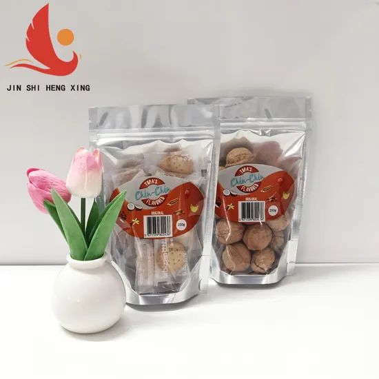 Clear Window Aluminum Foil Stand up Bag for Coffee Beans 