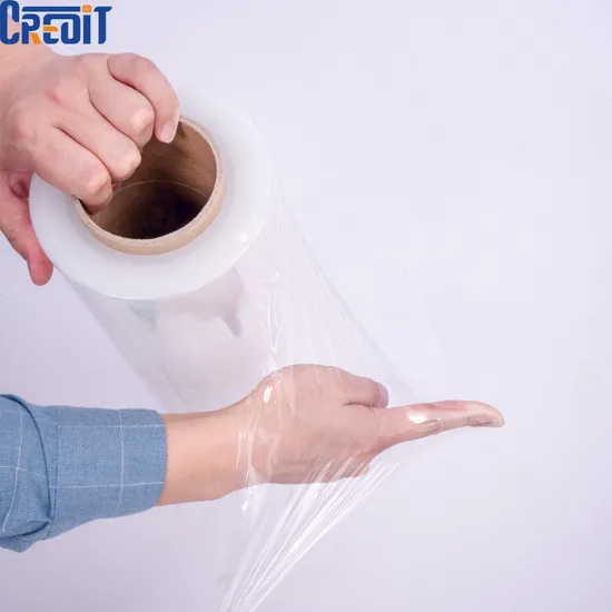 Hand Stretch Film 23 Mic Packing Wrap Plastic Clear Roll Film Stretch 
