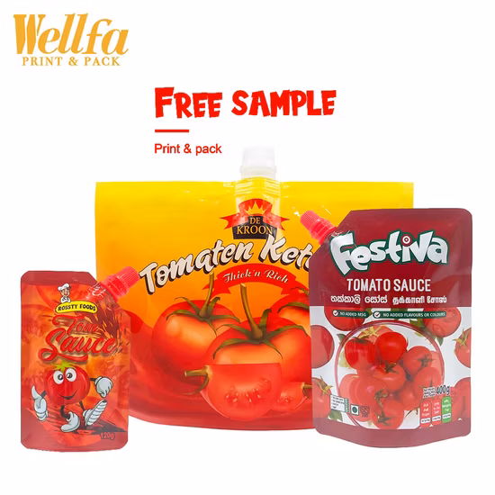 Factory Doypack BPA Free Custom Printed 100ml 250ml 500ml 1L 2L Drink Water Juice Milk Puree Baby Food Plastic Liquid Refill Packaging Bag Stand up Spout Pouch