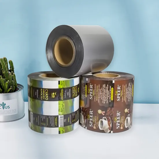 Bulk Stock Aluminum Foil Composite Rolls Film for Customizable Cosmetics Packaging 